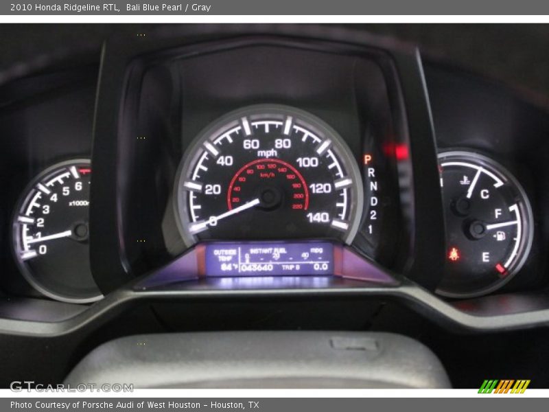 Bali Blue Pearl / Gray 2010 Honda Ridgeline RTL