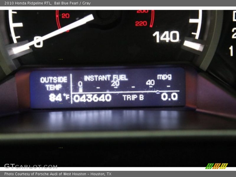 Bali Blue Pearl / Gray 2010 Honda Ridgeline RTL
