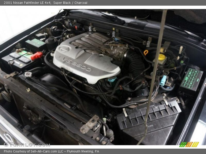 Super Black / Charcoal 2001 Nissan Pathfinder LE 4x4