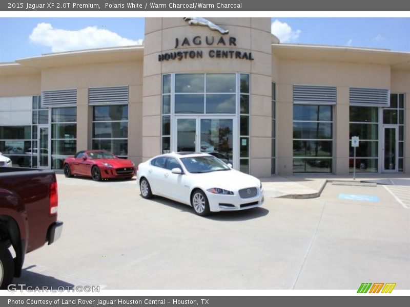 Polaris White / Warm Charcoal/Warm Charcoal 2015 Jaguar XF 2.0T Premium