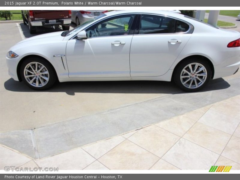 Polaris White / Warm Charcoal/Warm Charcoal 2015 Jaguar XF 2.0T Premium