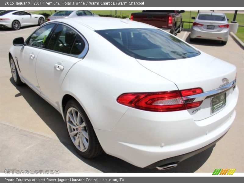 Polaris White / Warm Charcoal/Warm Charcoal 2015 Jaguar XF 2.0T Premium