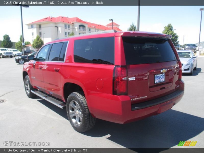 Crystal Red Tintcoat / Jet Black 2015 Chevrolet Suburban LT 4WD