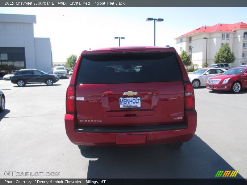 Crystal Red Tintcoat / Jet Black 2015 Chevrolet Suburban LT 4WD