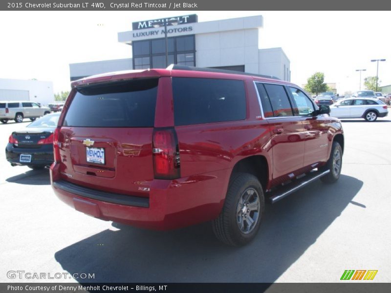 Crystal Red Tintcoat / Jet Black 2015 Chevrolet Suburban LT 4WD