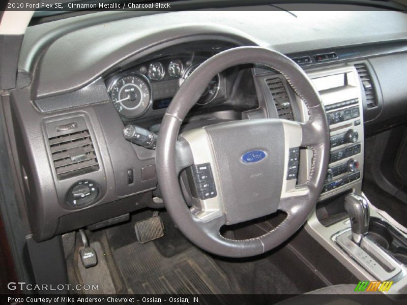 Cinnamon Metallic / Charcoal Black 2010 Ford Flex SE