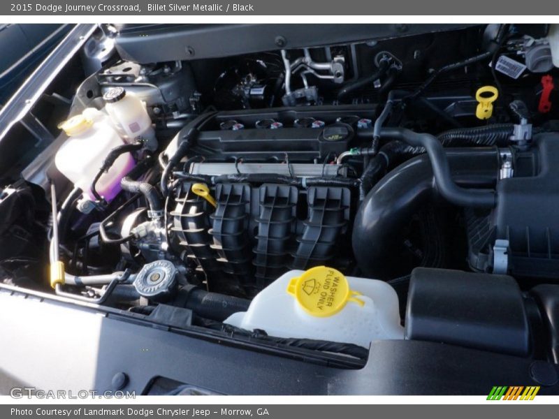 Billet Silver Metallic / Black 2015 Dodge Journey Crossroad