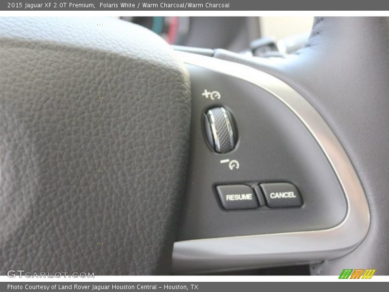 Polaris White / Warm Charcoal/Warm Charcoal 2015 Jaguar XF 2.0T Premium