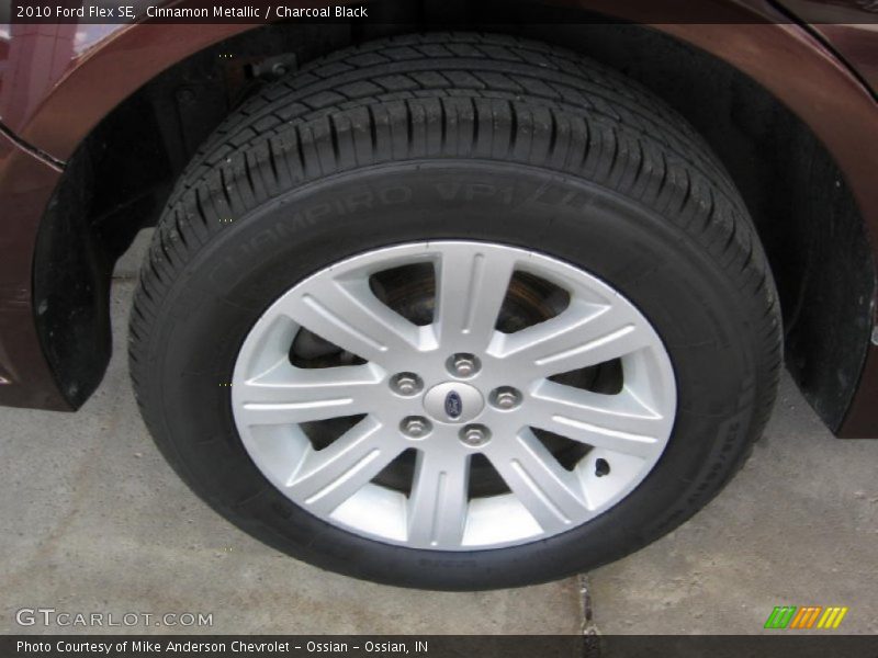 Cinnamon Metallic / Charcoal Black 2010 Ford Flex SE