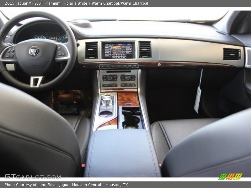 Polaris White / Warm Charcoal/Warm Charcoal 2015 Jaguar XF 2.0T Premium