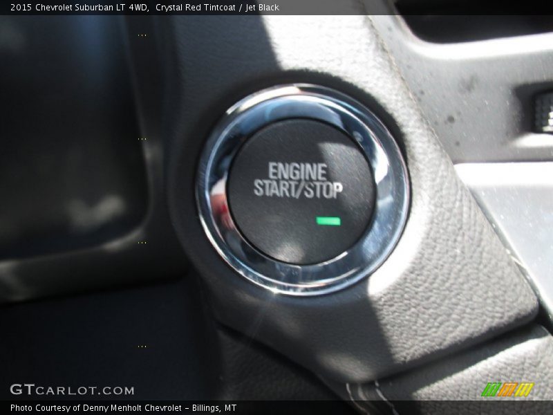 Crystal Red Tintcoat / Jet Black 2015 Chevrolet Suburban LT 4WD