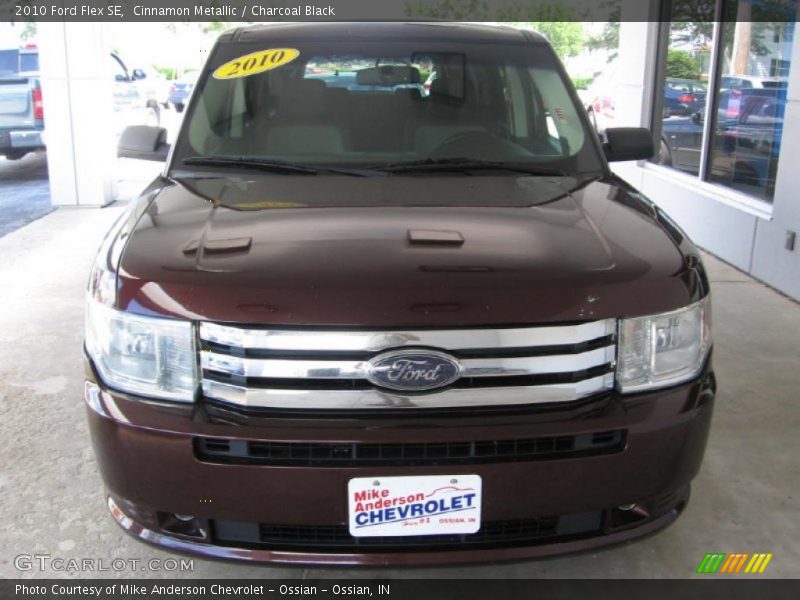 Cinnamon Metallic / Charcoal Black 2010 Ford Flex SE