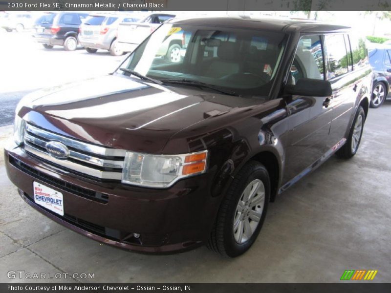 Cinnamon Metallic / Charcoal Black 2010 Ford Flex SE