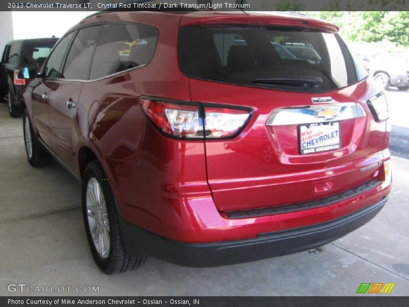 Crystal Red Tintcoat / Dark Titanium/Light Titanium 2013 Chevrolet Traverse LT