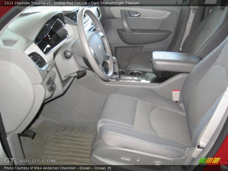 Crystal Red Tintcoat / Dark Titanium/Light Titanium 2013 Chevrolet Traverse LT