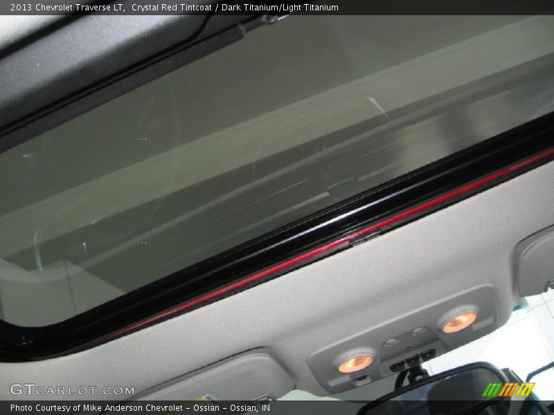 Crystal Red Tintcoat / Dark Titanium/Light Titanium 2013 Chevrolet Traverse LT