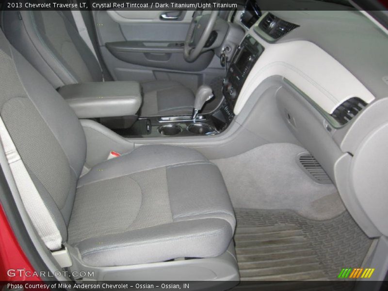Crystal Red Tintcoat / Dark Titanium/Light Titanium 2013 Chevrolet Traverse LT