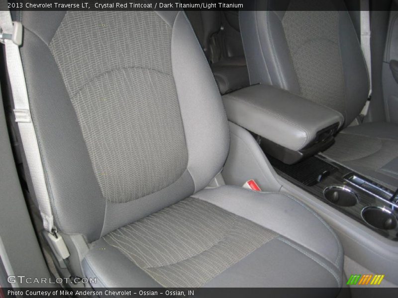 Crystal Red Tintcoat / Dark Titanium/Light Titanium 2013 Chevrolet Traverse LT