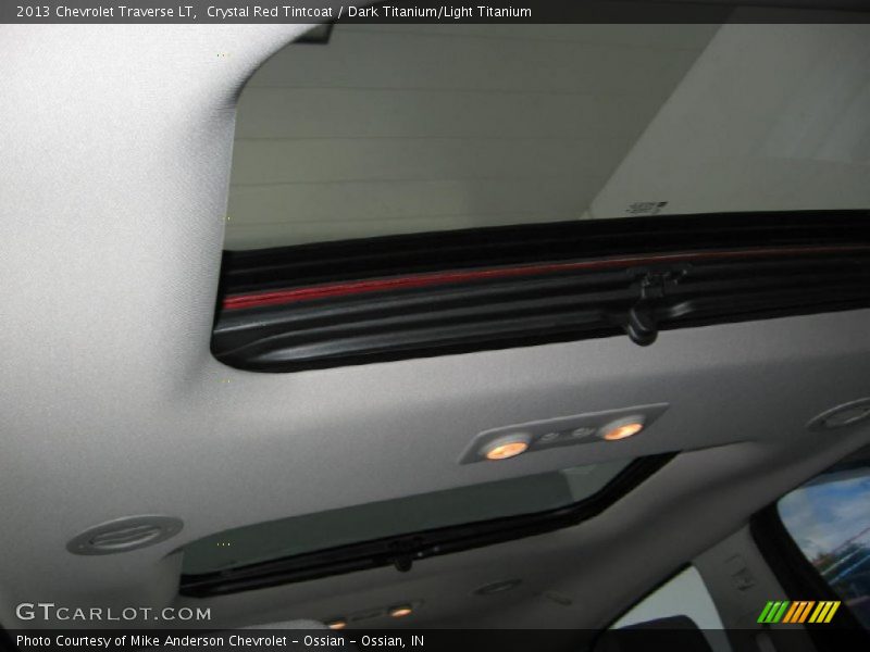 Crystal Red Tintcoat / Dark Titanium/Light Titanium 2013 Chevrolet Traverse LT