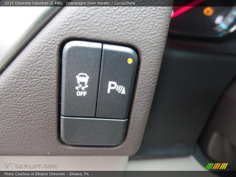 Champagne Silver Metallic / Cocoa/Dune 2015 Chevrolet Suburban LS 4WD