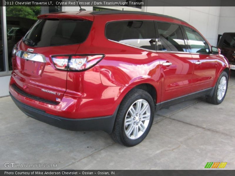 Crystal Red Tintcoat / Dark Titanium/Light Titanium 2013 Chevrolet Traverse LT