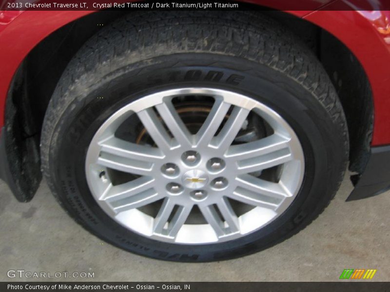 Crystal Red Tintcoat / Dark Titanium/Light Titanium 2013 Chevrolet Traverse LT