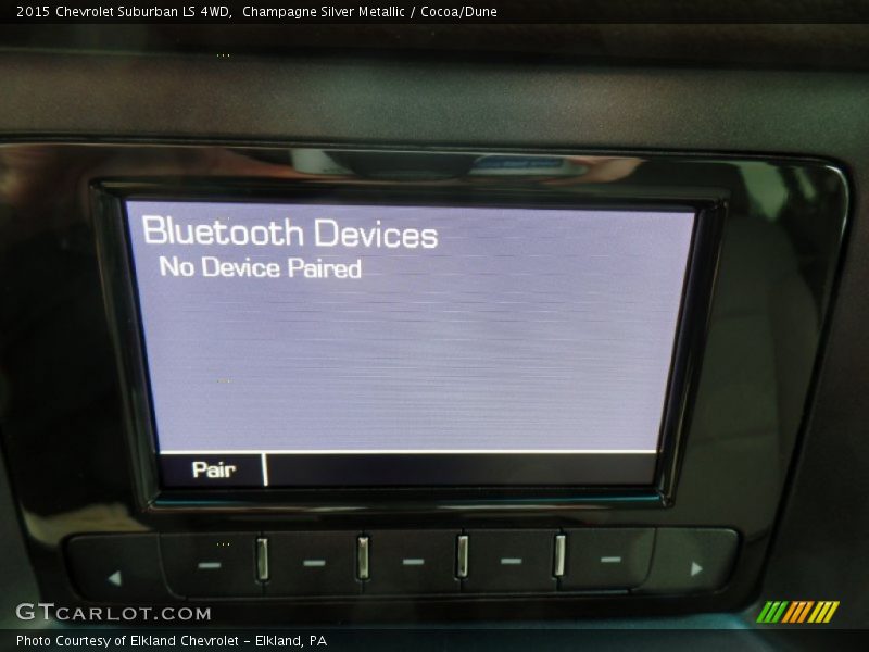 Champagne Silver Metallic / Cocoa/Dune 2015 Chevrolet Suburban LS 4WD