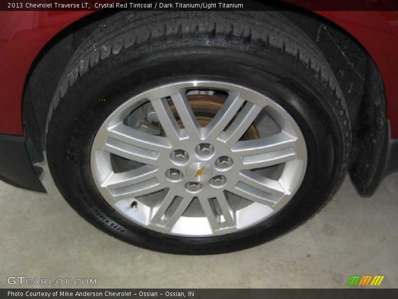 Crystal Red Tintcoat / Dark Titanium/Light Titanium 2013 Chevrolet Traverse LT