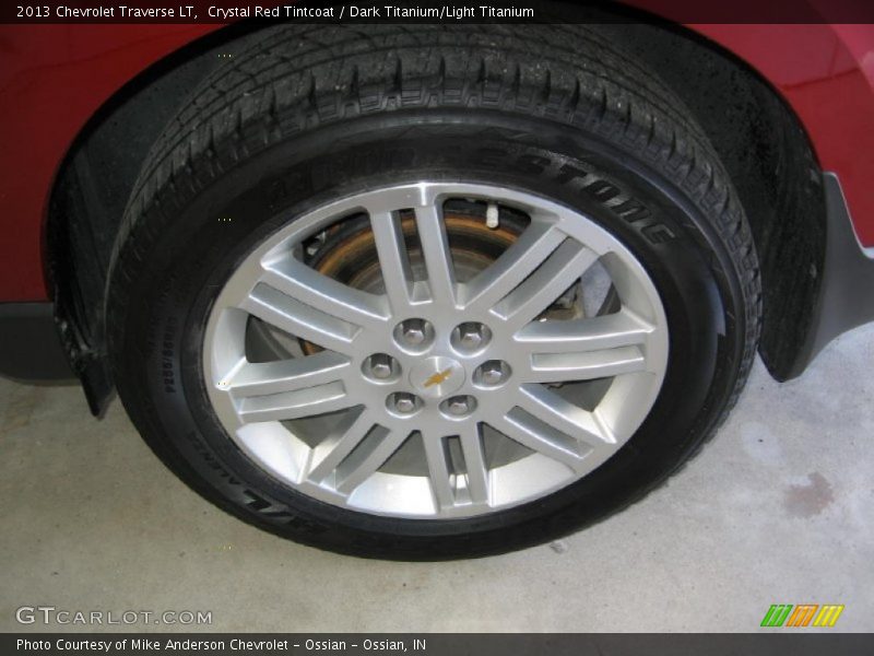 Crystal Red Tintcoat / Dark Titanium/Light Titanium 2013 Chevrolet Traverse LT