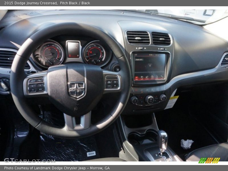 Pitch Black / Black 2015 Dodge Journey Crossroad