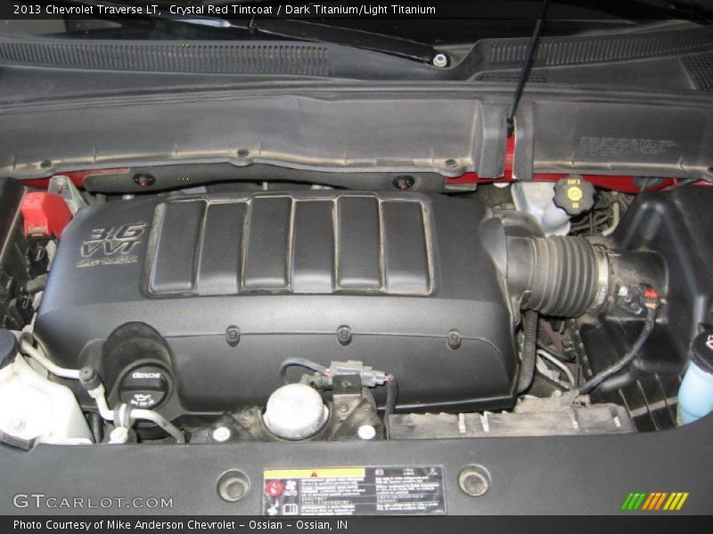 Crystal Red Tintcoat / Dark Titanium/Light Titanium 2013 Chevrolet Traverse LT