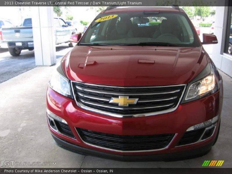 Crystal Red Tintcoat / Dark Titanium/Light Titanium 2013 Chevrolet Traverse LT