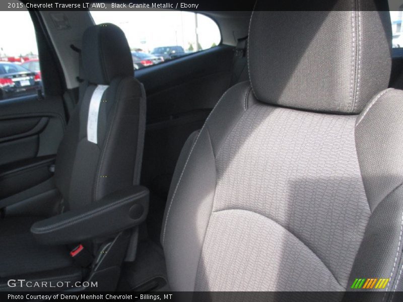 Black Granite Metallic / Ebony 2015 Chevrolet Traverse LT AWD