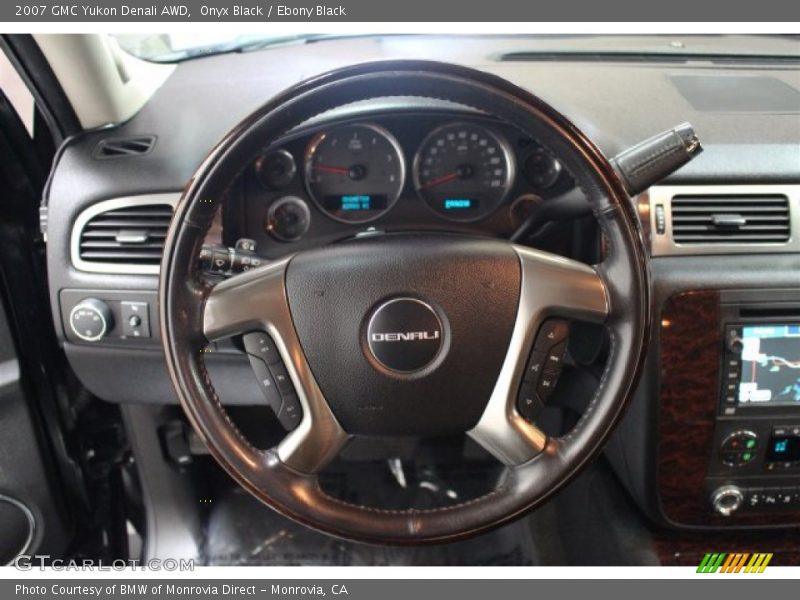 Onyx Black / Ebony Black 2007 GMC Yukon Denali AWD