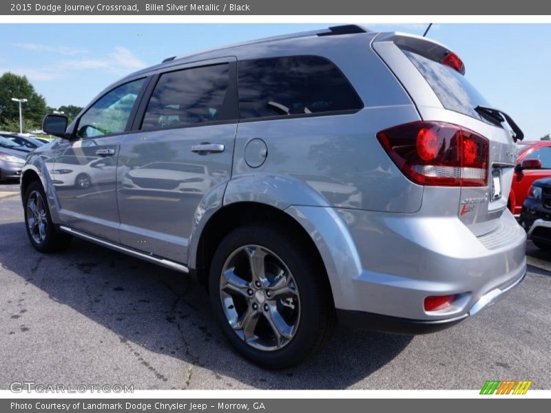 Billet Silver Metallic / Black 2015 Dodge Journey Crossroad