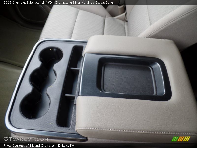 Champagne Silver Metallic / Cocoa/Dune 2015 Chevrolet Suburban LS 4WD
