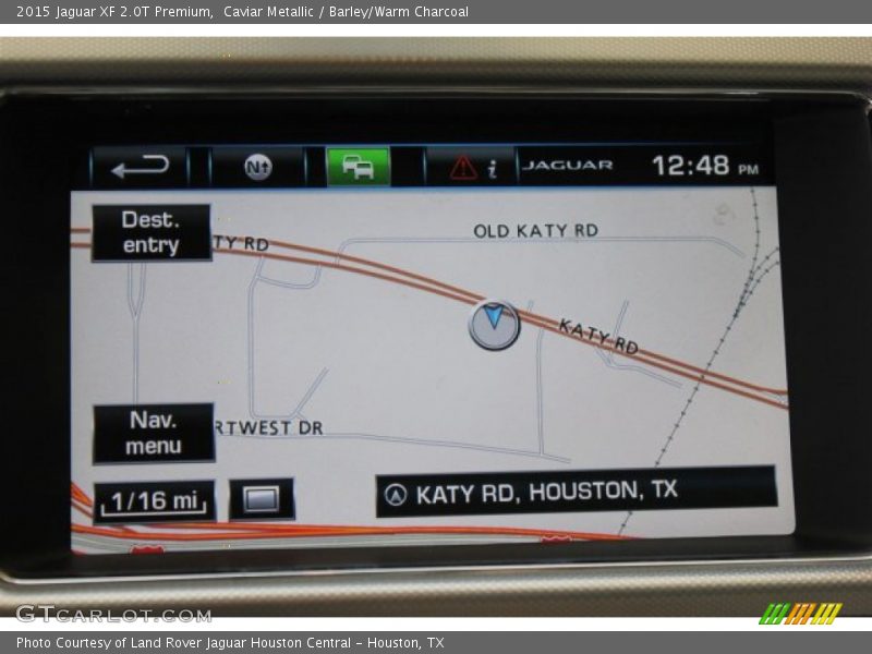 Navigation of 2015 XF 2.0T Premium