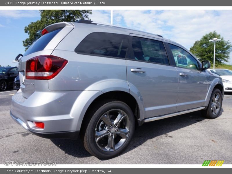 Billet Silver Metallic / Black 2015 Dodge Journey Crossroad