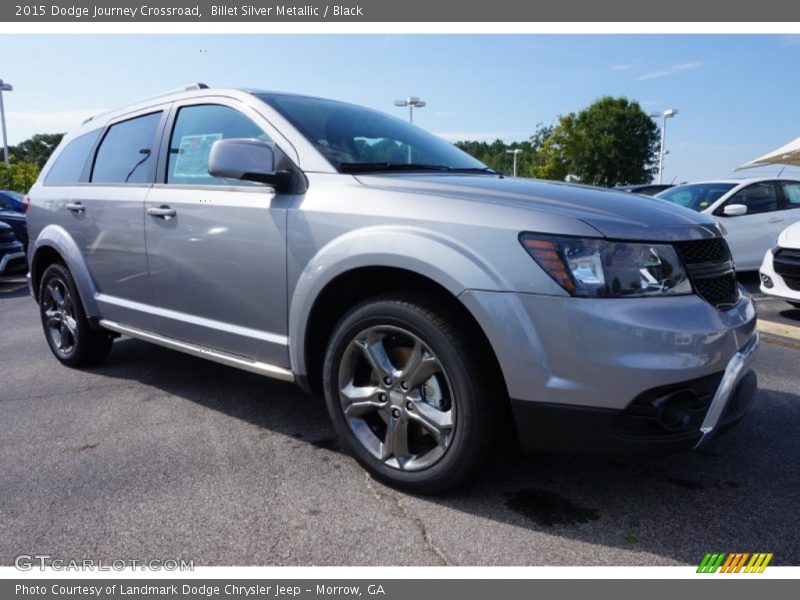 Billet Silver Metallic / Black 2015 Dodge Journey Crossroad