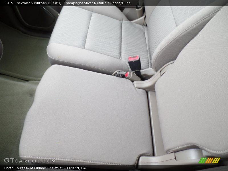 Champagne Silver Metallic / Cocoa/Dune 2015 Chevrolet Suburban LS 4WD
