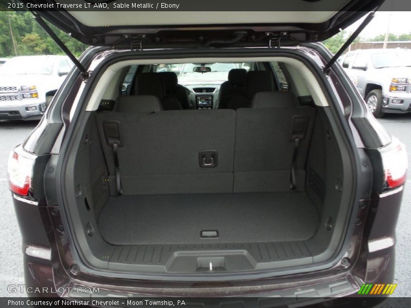 Sable Metallic / Ebony 2015 Chevrolet Traverse LT AWD