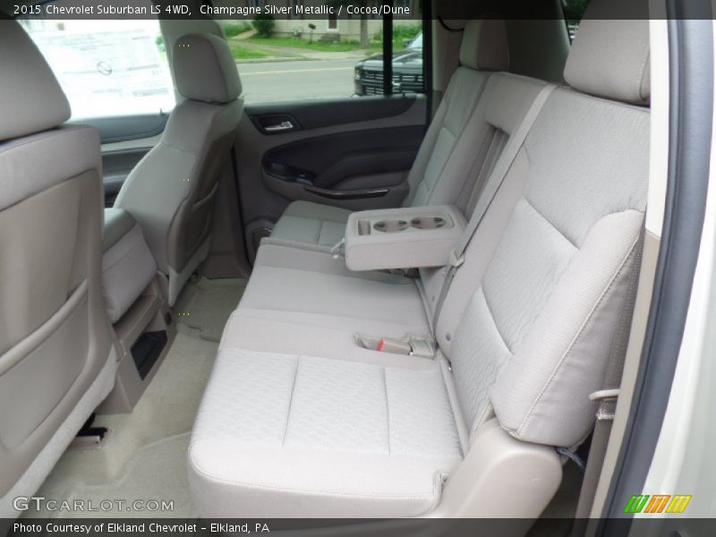 Champagne Silver Metallic / Cocoa/Dune 2015 Chevrolet Suburban LS 4WD