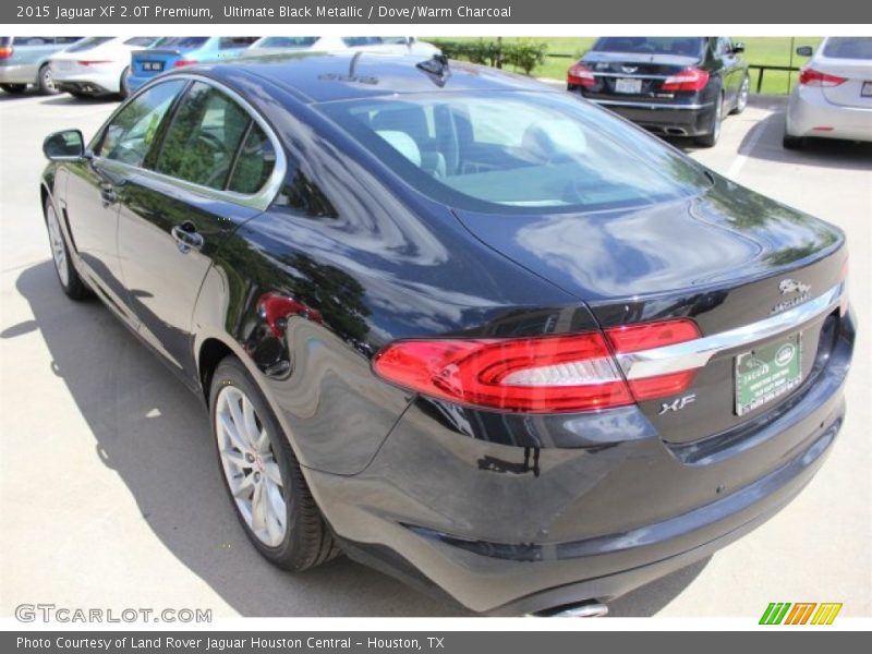 Ultimate Black Metallic / Dove/Warm Charcoal 2015 Jaguar XF 2.0T Premium