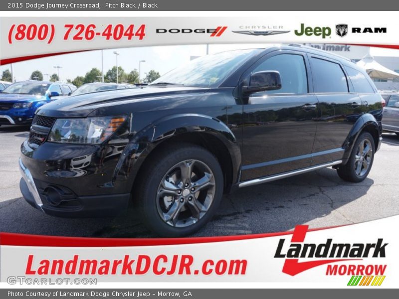 Pitch Black / Black 2015 Dodge Journey Crossroad
