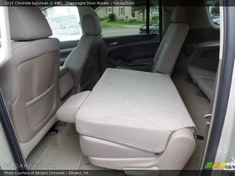 Champagne Silver Metallic / Cocoa/Dune 2015 Chevrolet Suburban LS 4WD