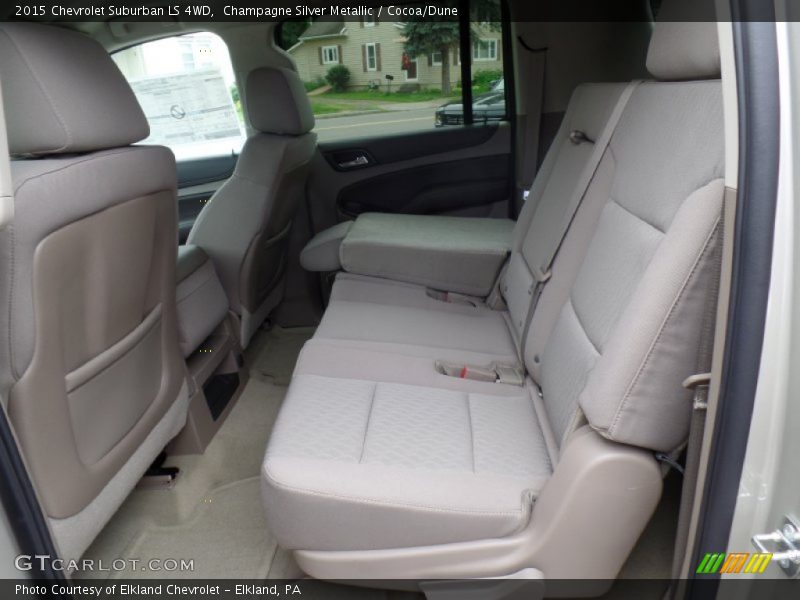 Champagne Silver Metallic / Cocoa/Dune 2015 Chevrolet Suburban LS 4WD