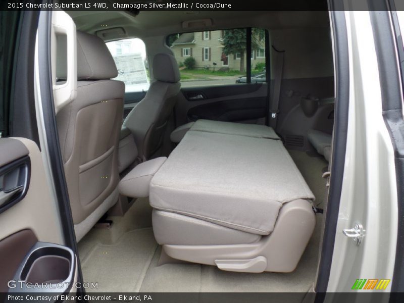 Champagne Silver Metallic / Cocoa/Dune 2015 Chevrolet Suburban LS 4WD