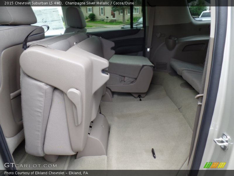 Champagne Silver Metallic / Cocoa/Dune 2015 Chevrolet Suburban LS 4WD