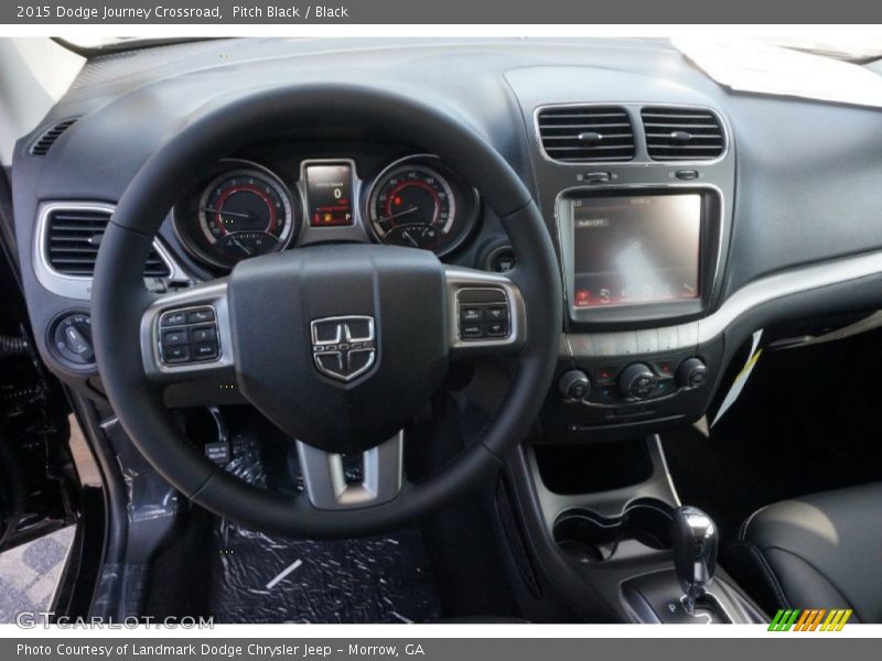 Pitch Black / Black 2015 Dodge Journey Crossroad