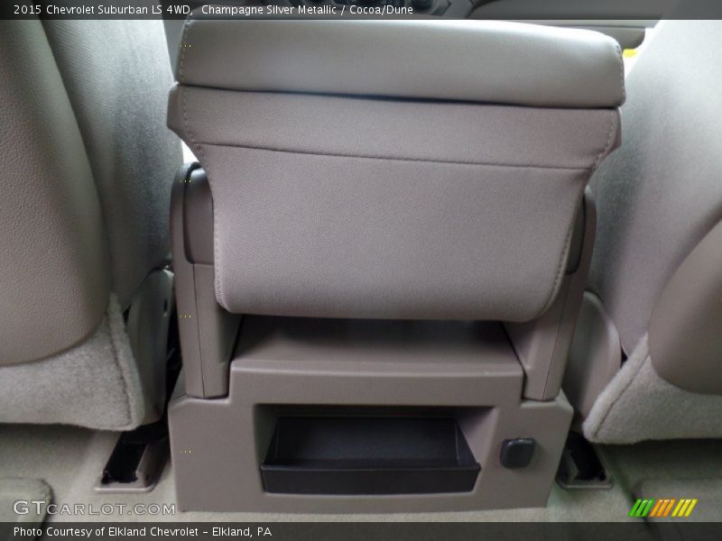 Champagne Silver Metallic / Cocoa/Dune 2015 Chevrolet Suburban LS 4WD